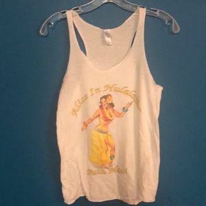 Alice in Hulaland tank top